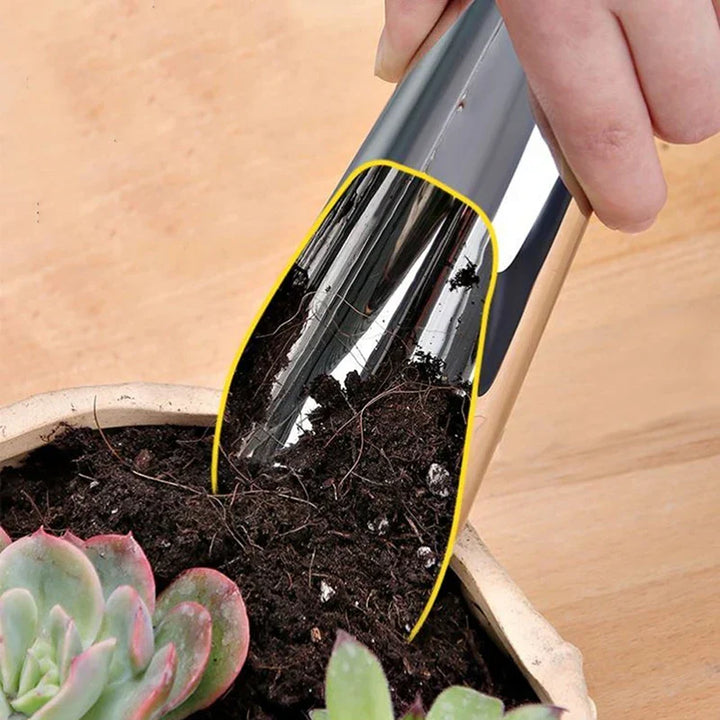 BowLift | PlantMaster Scoop | Precision Shovel | Stainless Steel & Durable | For Gardening & Plant Care