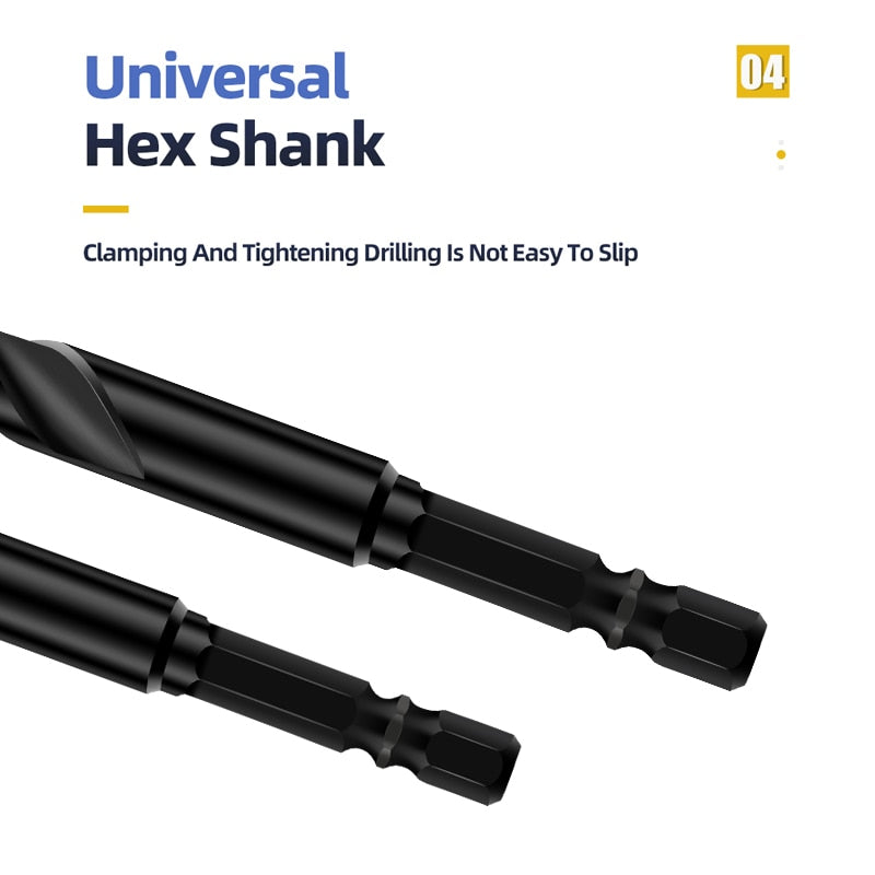 Heavy-Duty Mega Ultimate Cross Hex Drill Bit Set | Bowlift