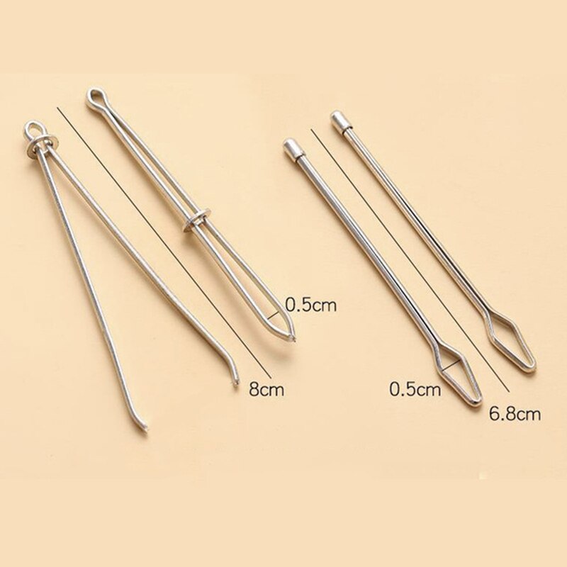 BowLift | 2Pcs Elastic Rope Threader Tweezer Tool