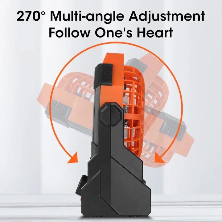 BowLift | Campora BreezeLight | 2-in-1 Camping Fan with LED Lantern | 7800 mAh Battery | 270° Rotatable | USB Rechargeable | For Tent, Outdoor & Travel