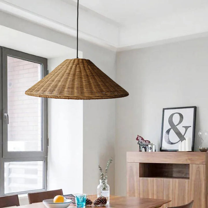 BowLift | Scandinavian LED Pendant Lamp Made of Bamboo
