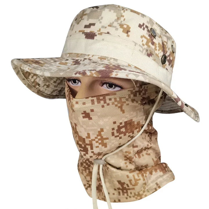 BowLift | Tactical Camouflage Full Face Cover Hat