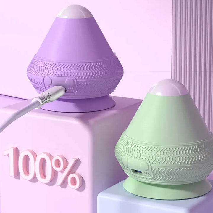 BowLift | Vibrations Massage Ball FlexiVibe | USB Rechargeable | Heat & Vibration Therapy | Silicone | Portable & Self-Adhesive