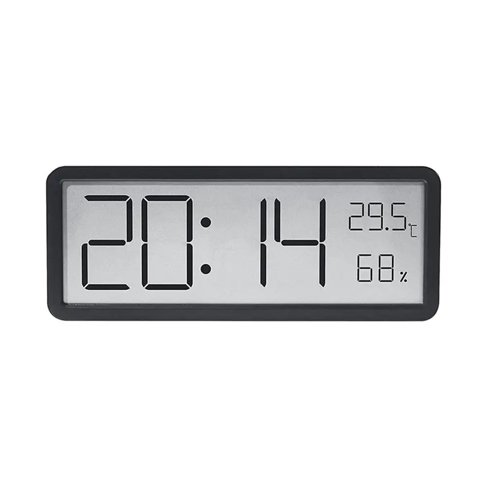 Large Digital Wall Clock with Temperature and Humidity Display – Perfect for Living Room, Bedroom, and Office | Bowlift
