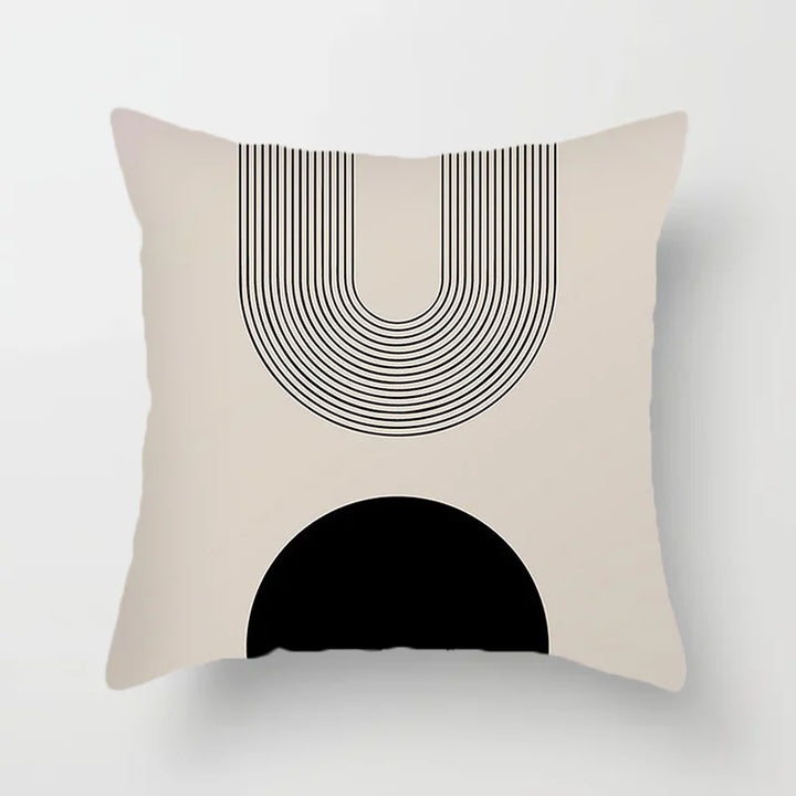 Modern Art Abstract Pattern Decorative Cushion Covers Creative Line Sofa Chair Pillowcases Throw Pillow Case Home Office Decor | Bowlift