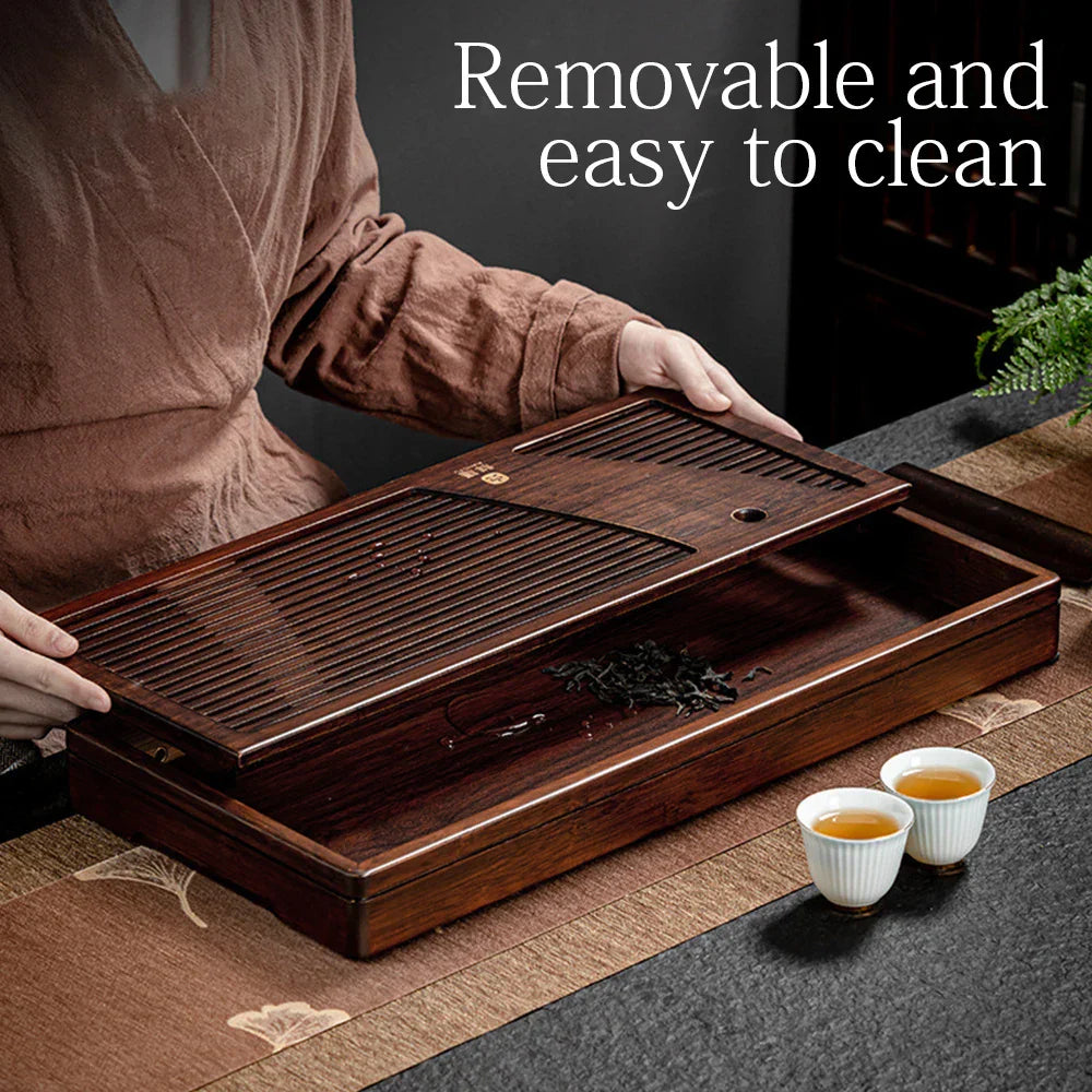 BowLift | Bamboo Solid Wood Tea Ceremony Tray