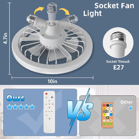 BowLift | Sleek Ceiling Fan with Integrated Light – Perfect for Modern Bedrooms