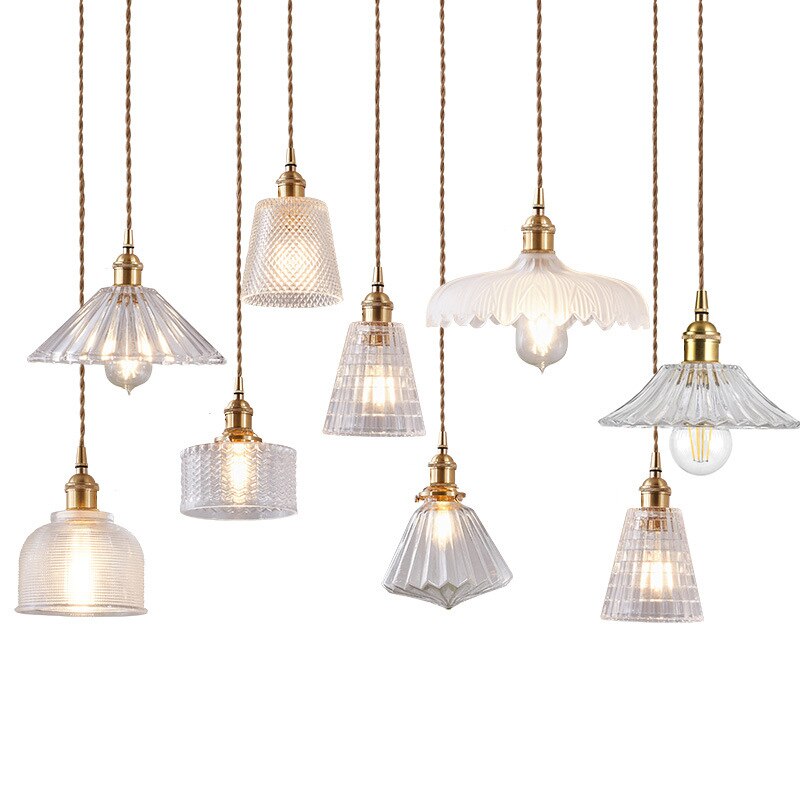 BowLift | Nordic Brilliance Transparent Glass Pendant Lamp
