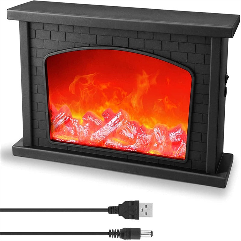 Inferno PortaBowlifte Fireplace Night Lamp | Bowlift