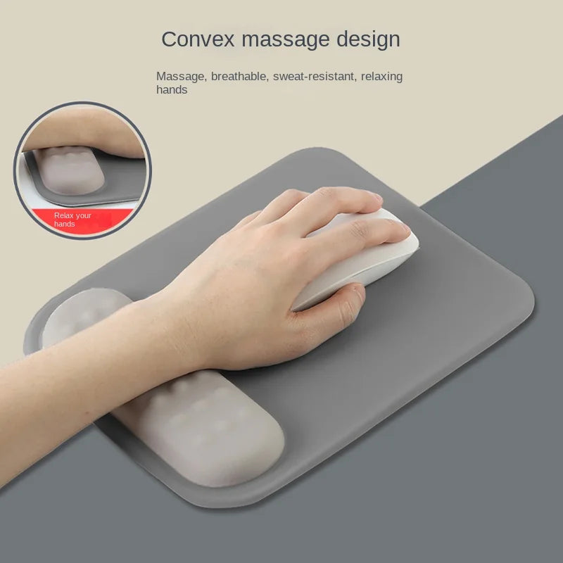 BowLift | ErgoLoom Mouse Pad with Wrist Rest | Ergonomic & Non-Slip | Memory Foam & Anti-Slip Base | For Gaming & Office