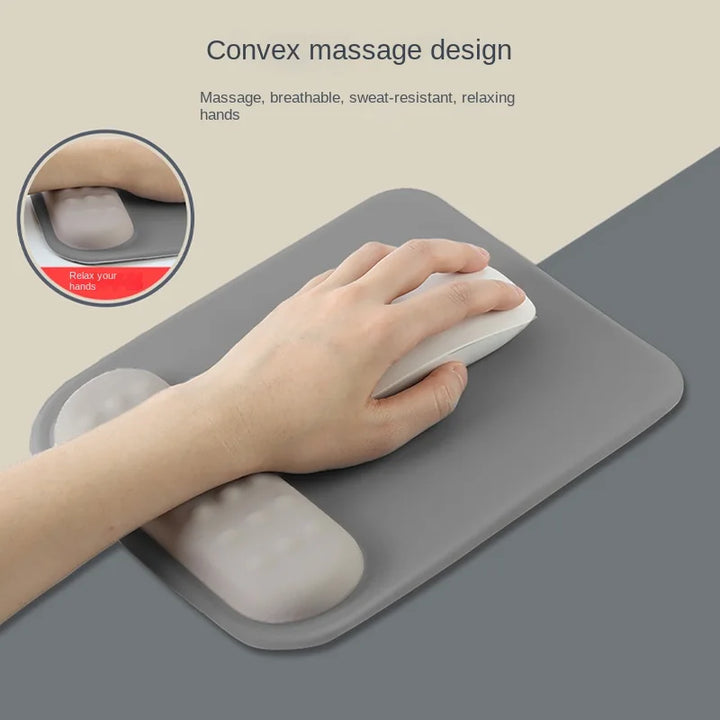 BowLift | ErgoLoom Mouse Pad with Wrist Rest | Ergonomic & Non-Slip | Memory Foam & Anti-Slip Base | For Gaming & Office