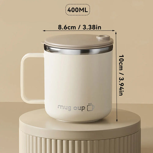 Insulated stainless steel coffee cup with lid | Bowlift