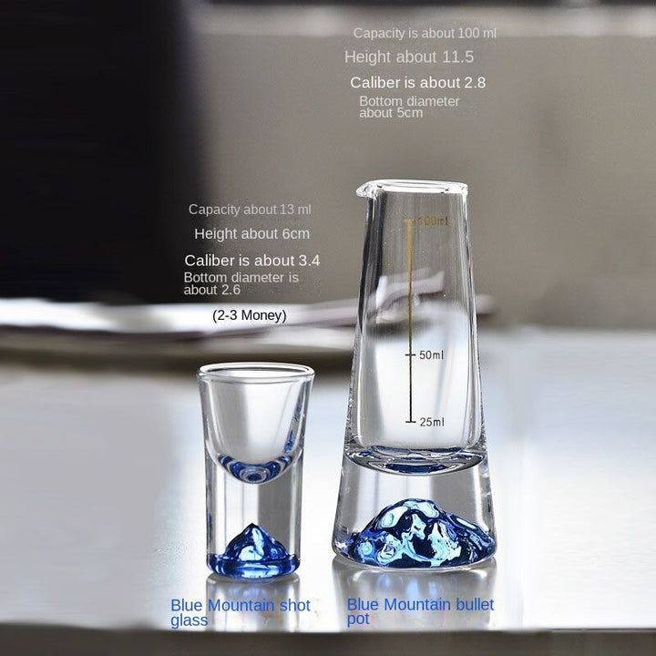 Japan Style Lead-Free Mountain Glass Set | Bowlift