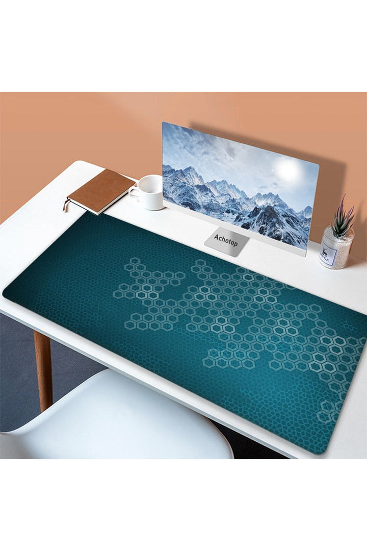 White Art Mouse Pad Desk Mat | Bowlift