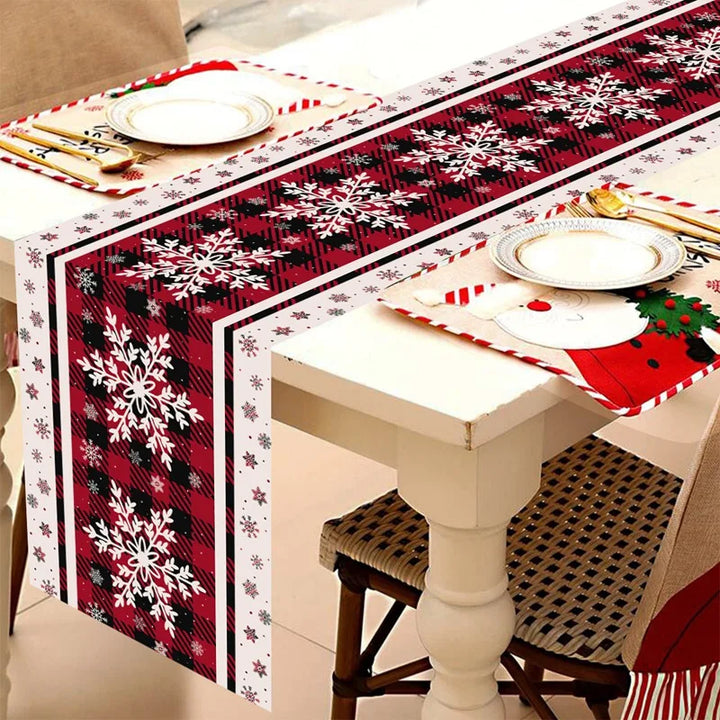 BowLift | Christmas Table Runner Festivia | 180×35 cm | Elegant & Festive | Table Decoration for Christmas & New Year 2025/2026