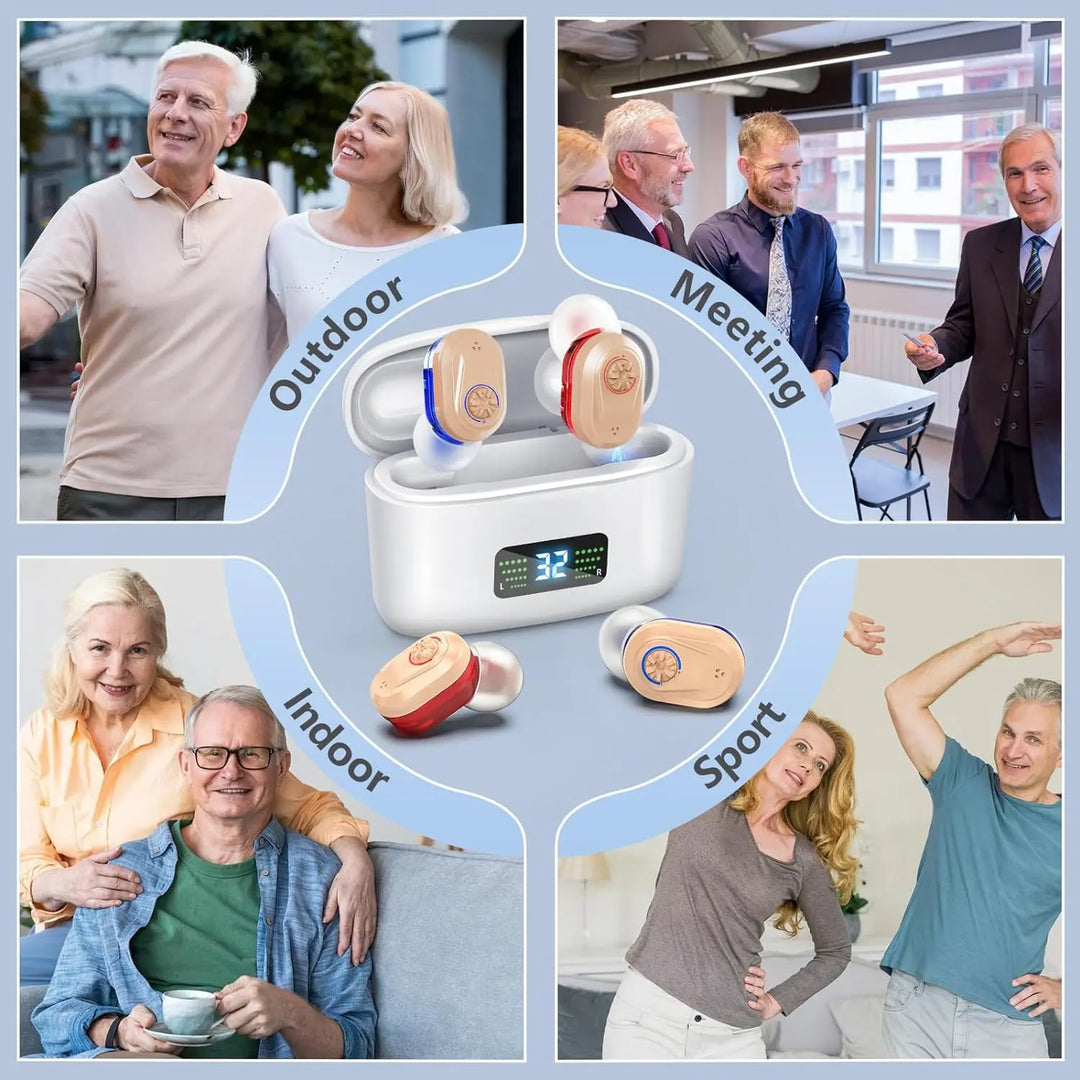 BowLift | Wireless Mini Hearing Aid with Noise Reduction – HearMax