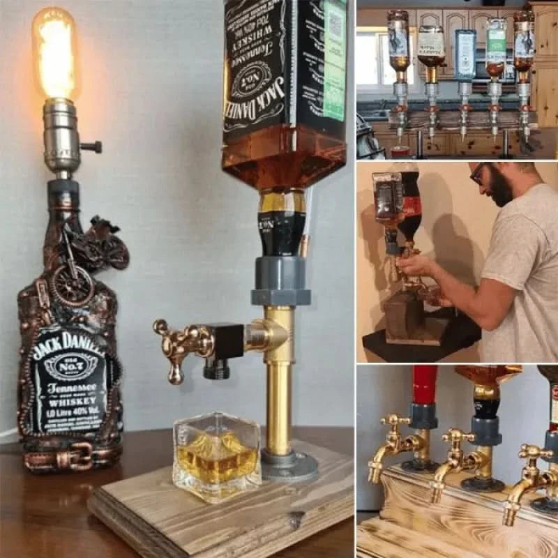 BowLift | Wooden Beverage Dispenser – 5L Drink Server with Tap