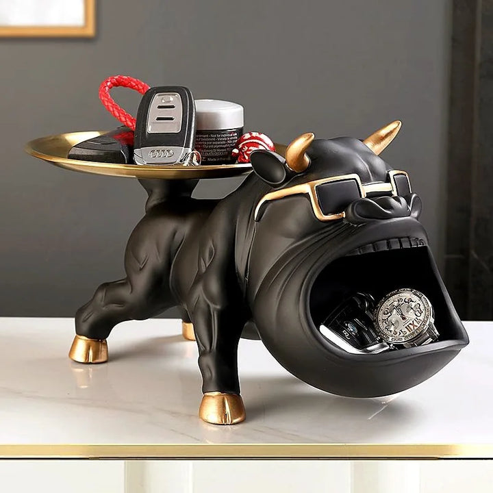Fancy Bull Decorative Key Holder | Bowlift