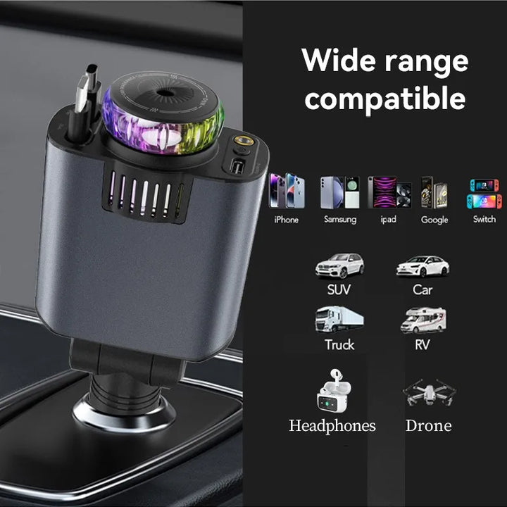 BowLift | 5-in-1 Car fast charger with Air Freshener
