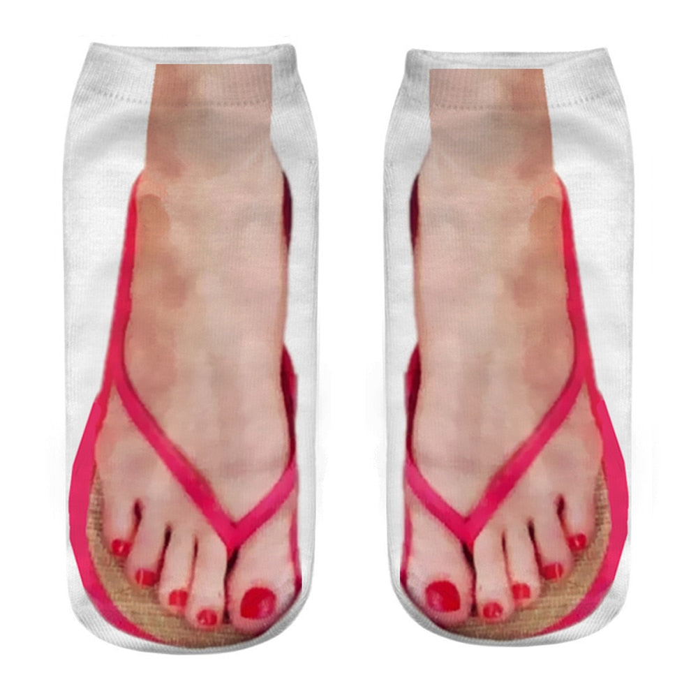 BowLift | 3D Printed Funny Creative Ankle Socks
