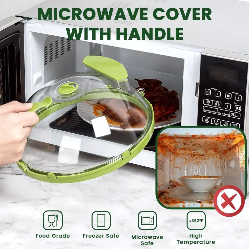 BowLift | Microwave Splatter Cover With Water Steamer