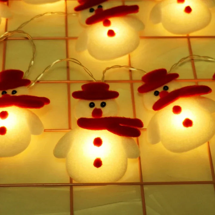 BowLift | FrostyGlow – Snowman Christmas Tree Lights and Hanging Ornaments