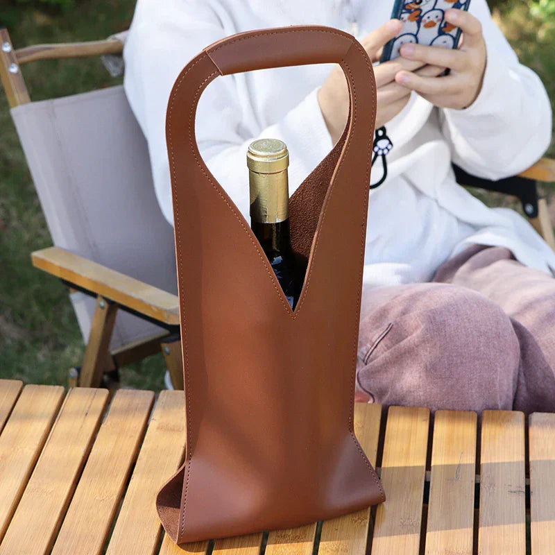 BowLift | Wine Lover Leather Tote