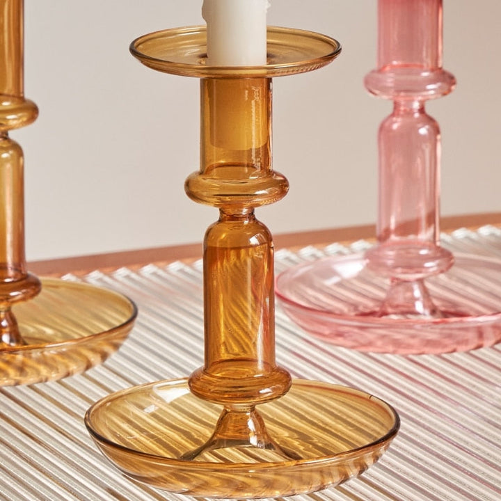 Borosilicate Modern Candleholders - 2 colours | Bowlift
