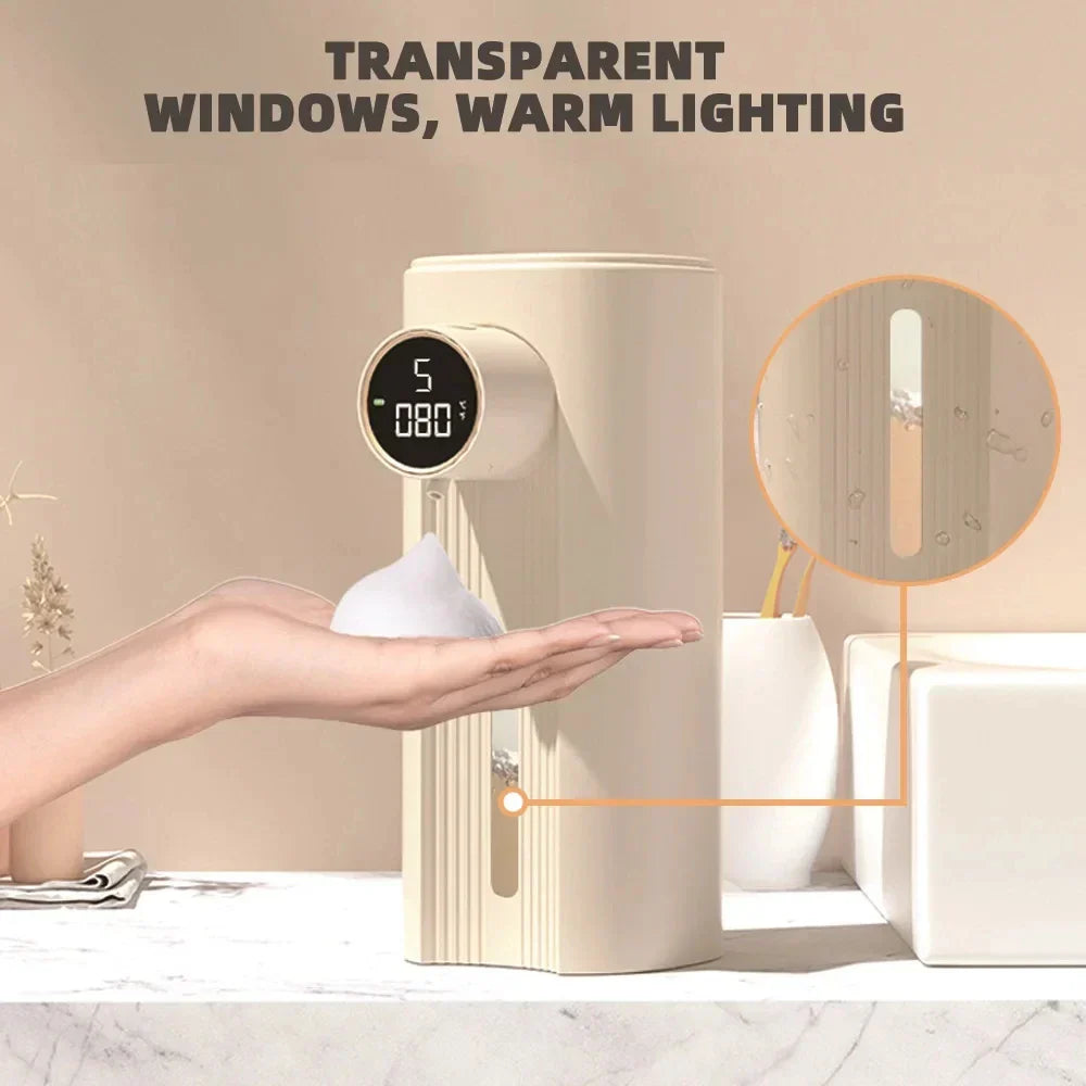 BowLift | LED Display Motion Sensor Automatic Soap Foam Dispenser