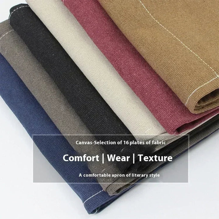 Canvas apron with pockets, adjustable, Unisex | Bowlift