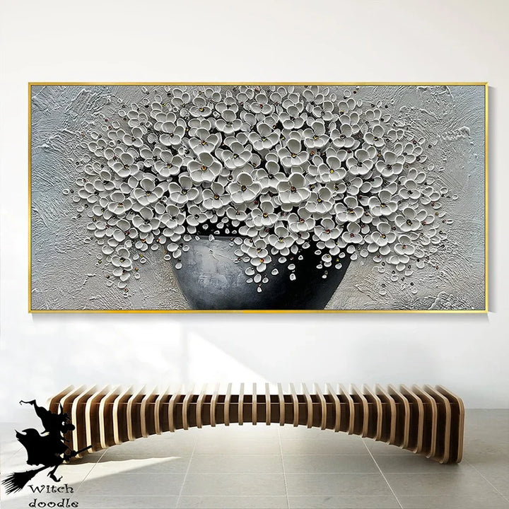 Modern Abstract Flower Tree Wall Art Fine Art Canvas Prints Large Sizes Pictures For Living Room Bedroom Home Office Art Decor | Bowlift