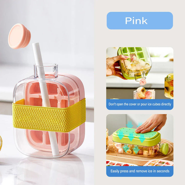BowLift | One Touch Ice Maker Beverage Bottle