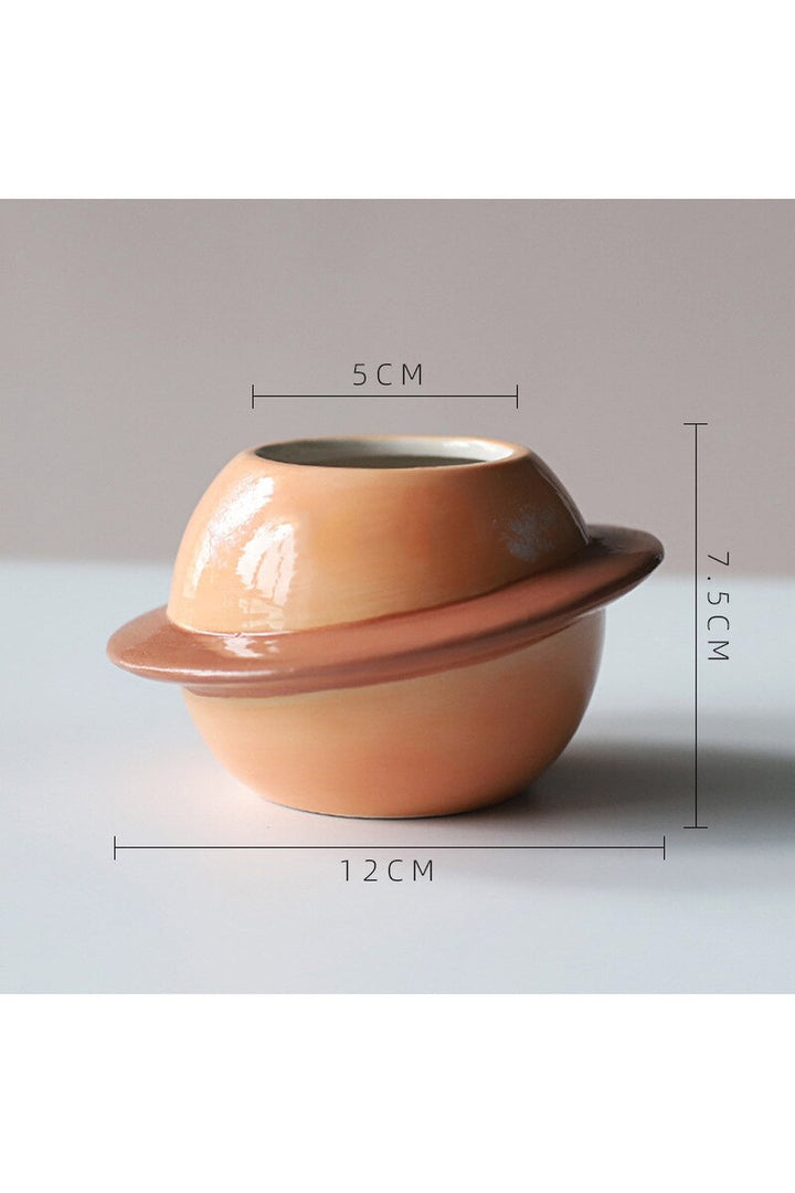 Motif ceramic pot for succulents | Bowlift
