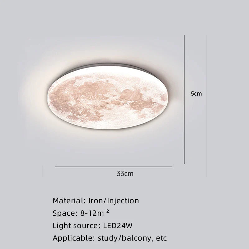 Moon Surface Artistic Modern Ceiling Lamp | Bowlift