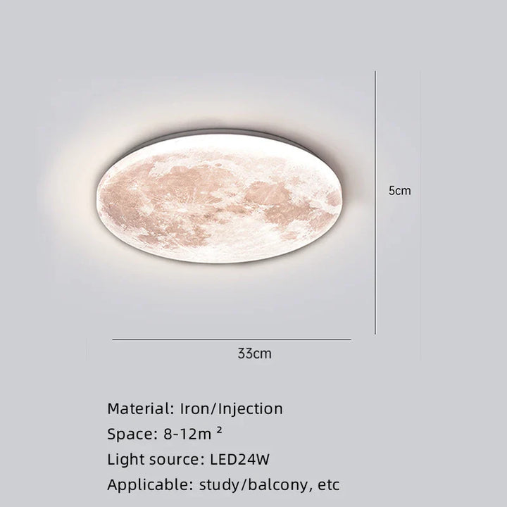 Moon Surface Artistic Modern Ceiling Lamp | Bowlift