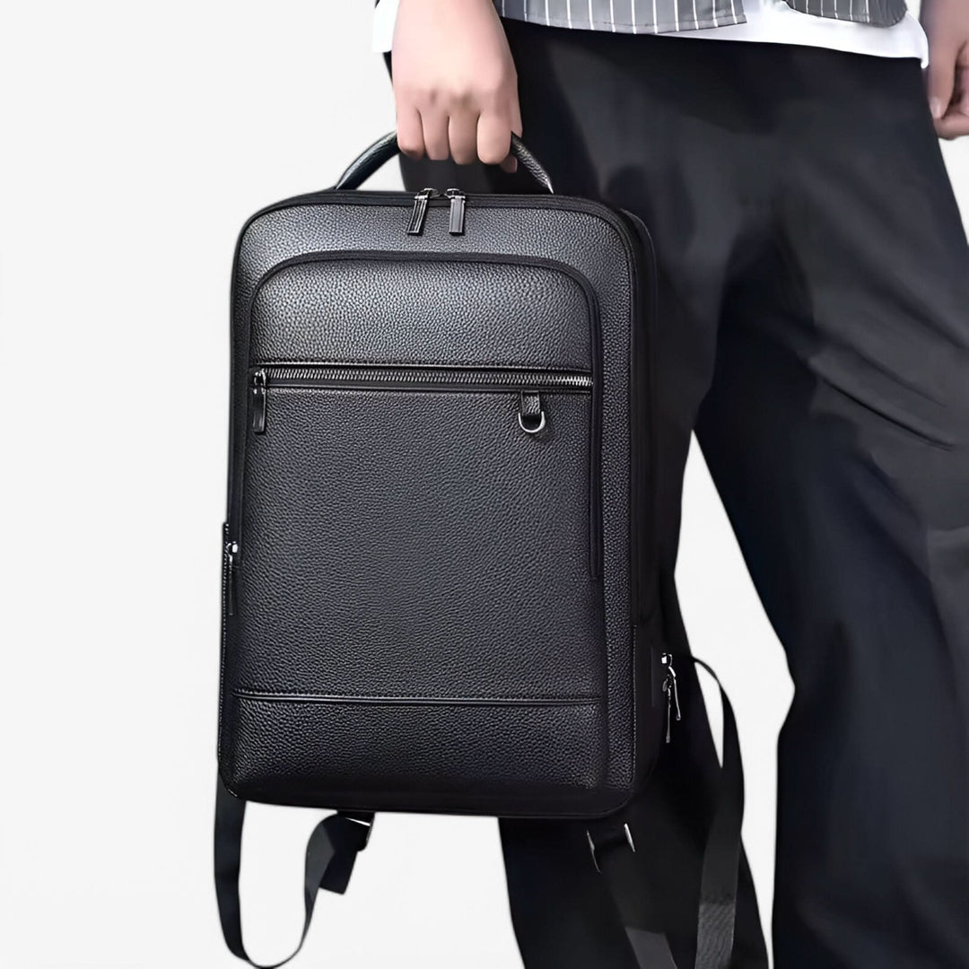 BowLift | MobilLux Leather Rucksack – For work, travel & modern mobility