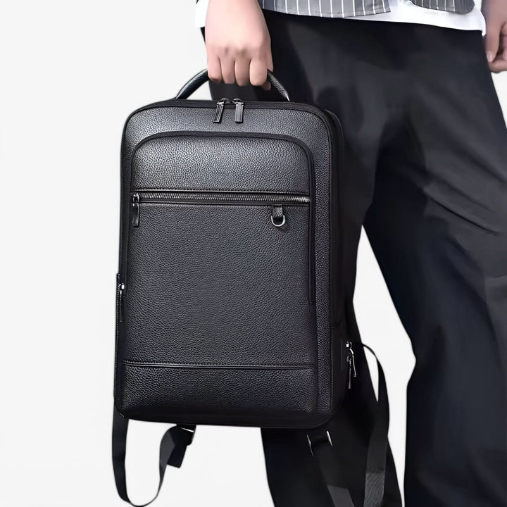 BowLift | MobilLux Leather Rucksack – For work, travel & modern mobility