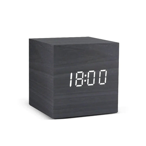 BowLift | Minimalist Wooden Digital Desktop Alarm Clock