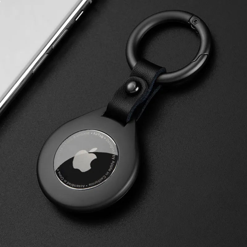 BowLift | High-Quality Leather Metal Pendant Protective Case for Apple Airtags