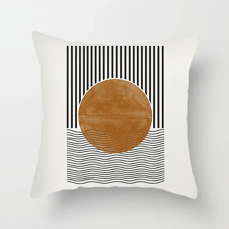 Modern Art Abstract Pattern Decorative Cushion Covers Creative Line Sofa Chair Pillowcases Throw Pillow Case Home Office Decor | Bowlift