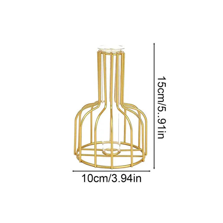 Gold Cage Vase Bowlift