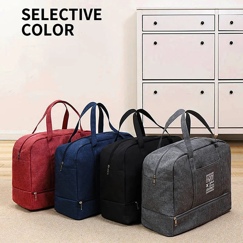 BowLift | Lugviva Foldable Travel Bag for Women | Large Weekend Bag made of Oxford Fabric | Carry-on Bag for Travel, Everyday & Sports
