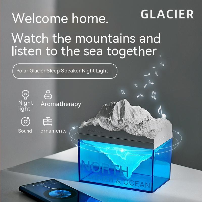 Iceberg Aromatherapy Bowliftuetooth Speaker Night Lamp | Bowlift