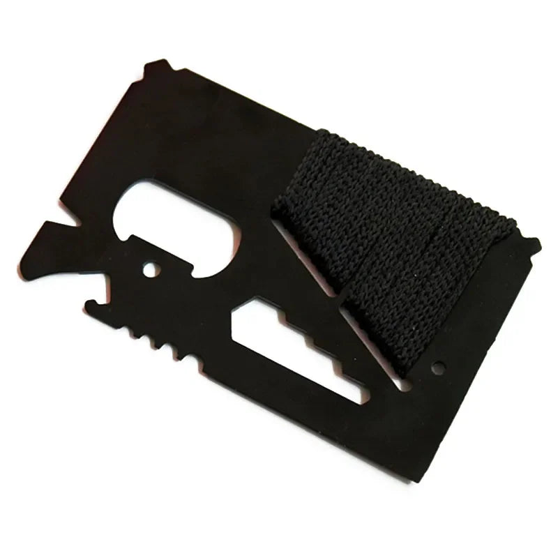 BowLift | GearPro MultiTool Card | 14-in-1 stainless steel tool for outdoor adventures | Compact & Versatile