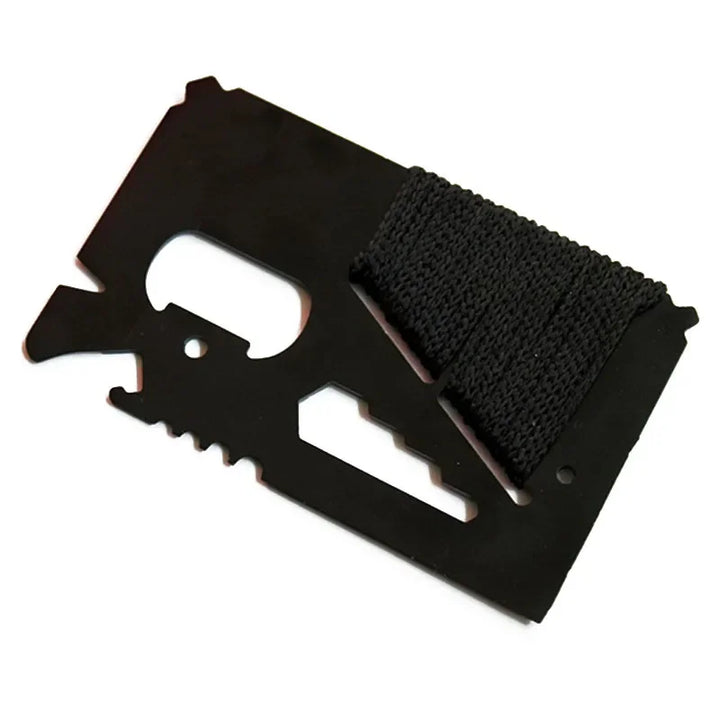 BowLift | GearPro MultiTool Card | 14-in-1 stainless steel tool for outdoor adventures | Compact & Versatile