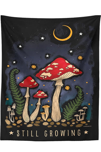 Moon Mushroom Wall Tapestry | Bowlift