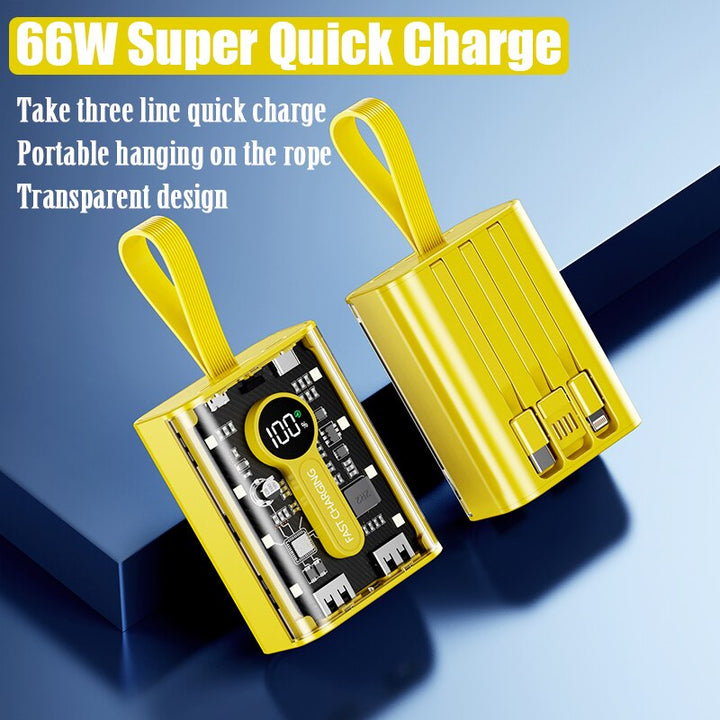 BowLift | Transparent Insight Quick Charge Powerbank