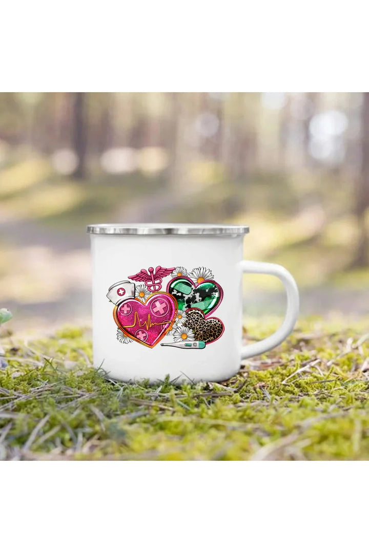 Life Enamel Coffee Mug | Bowlift