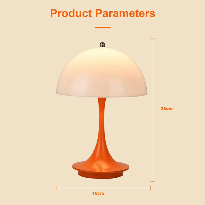 Ellas elegant LED table lamp Bowlift