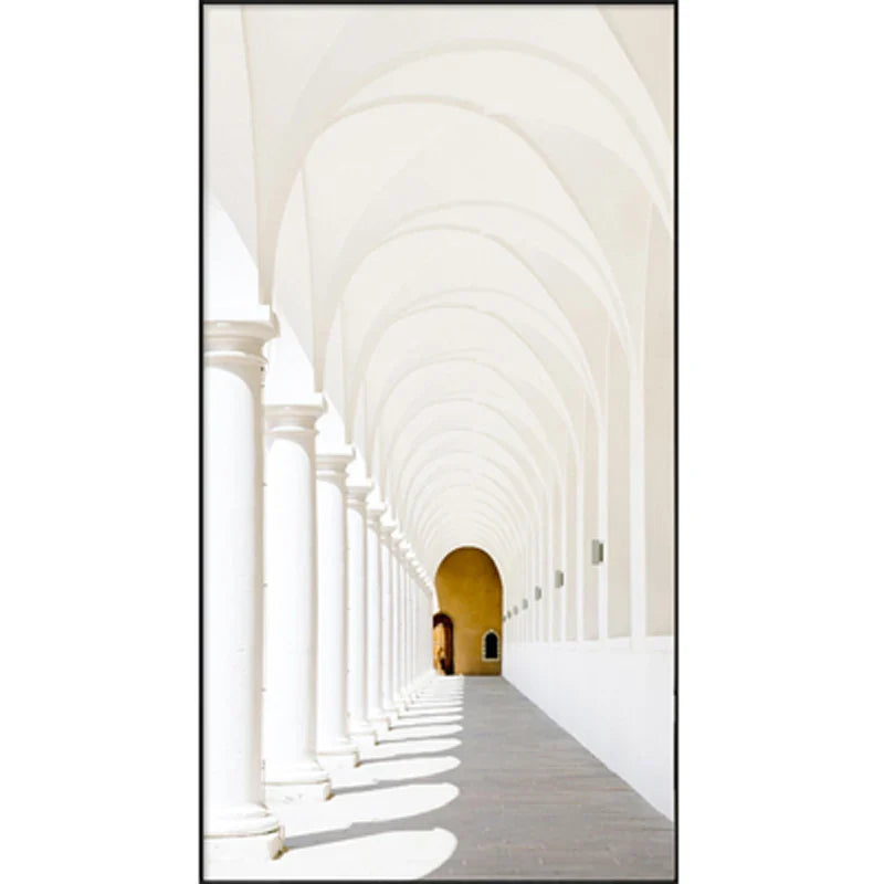 Modern Abstract Minimalist Arches Architecture Wall Art Fine Art Canvas Prints Pictures For Entrance Hall Foyer Living Room Home Office Decor | Bowlift